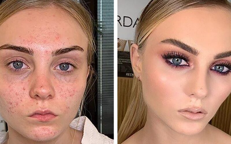  This makeup artist does miracles! Due to her excellent work these girls became perfectly beautiful