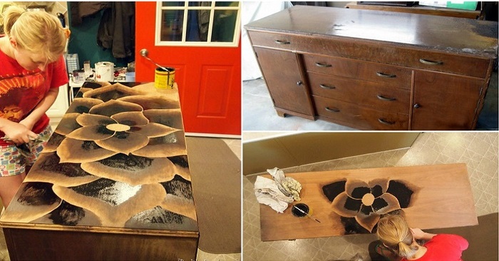  This householder made a masterpiece from a table. The creativity is above the limits!