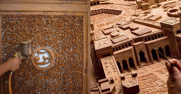  To keep traditional wood carving techniques alive, artisans’ hand-carve incredible 3D wood art.