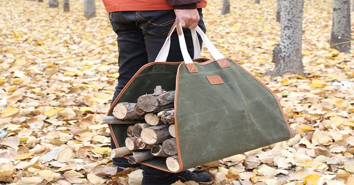  Special Bags For Firewood Prevent People From Damages. Camps Became More Interesting Today