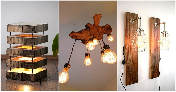 These wooden lamps will become inseparable part of your interior. Add creativity to your life