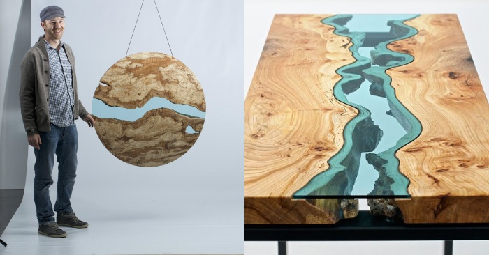  The combination of wood and glass has amazing result. You can choose lake or river