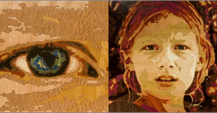  Portraits which are made of plywood, created by Rob Milam Wonderful and eye-catching portraits