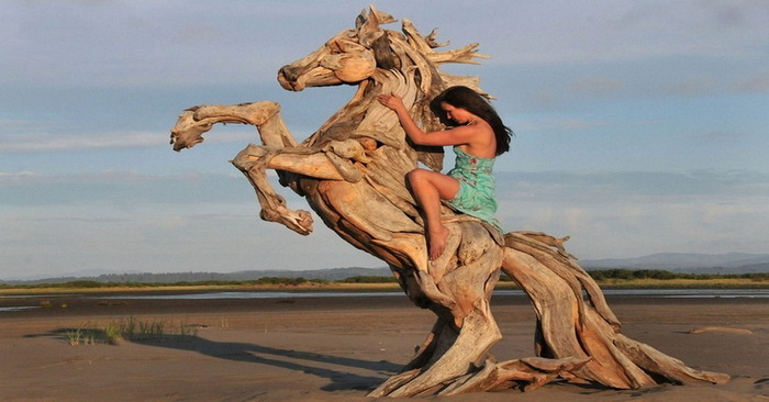  Wonderful wooden sculptures created by Jeffro Uitto
