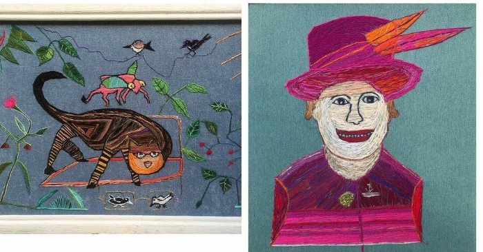  This Retired Woman Gained Popularity Due To Her Talent And Grandson. The Connection Between Social Media And Embroidery