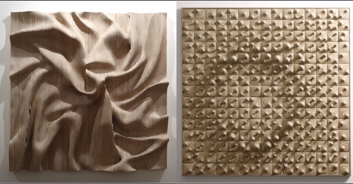  Wooden art. Mathematical tree harmony Cha Yong-ray