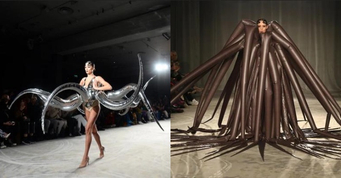  Scary Fashion Week. The Designer Did More Than It Was Needed