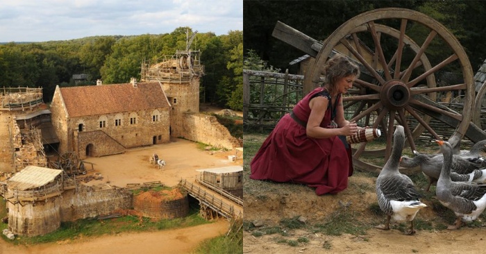  A window into the past: France has been building a castle using medieval technologies for 20 years.