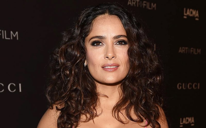  “Stunning Mexican”: Salma Hayek posted a photo in a dress with a racy neckline