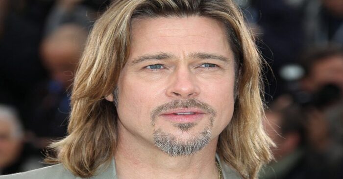  The famous and attractive Brad Pitt is aging, but still does not lose his masculine charm