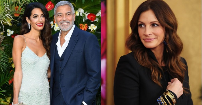  As if he wants his wife to be jealous: George Clooney told his wife about kissing Julia Roberts