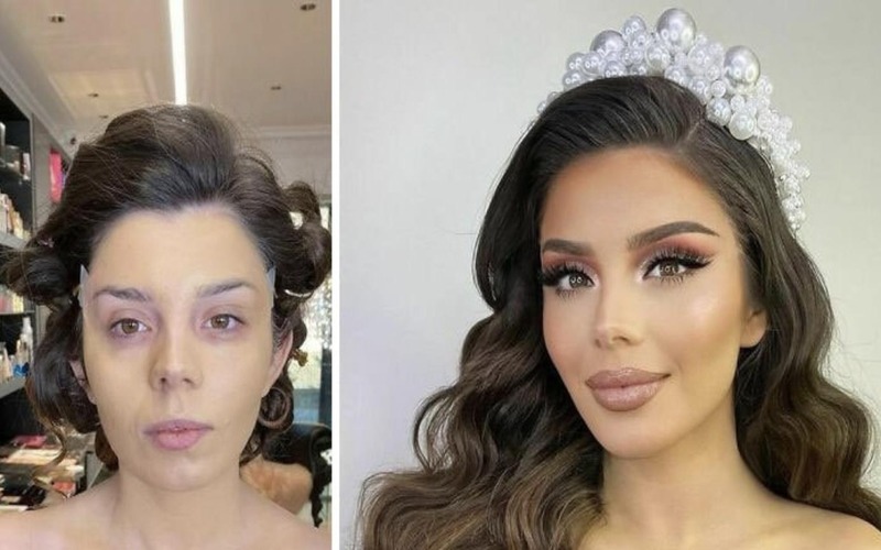  How makeup and hair can change an appearance