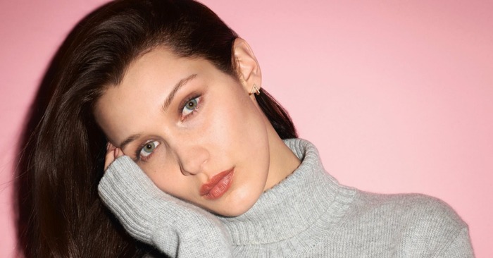  Not at all like herself: the beautiful Hadid posted a video in which she was without makeup