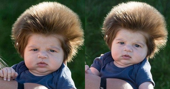  Incredible appearance: this is what the boy who was born with amazing hair looks like now