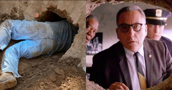  An interesting story: her husband secretly dug a tunnel from his wife for 15 years and she learned about it by chance