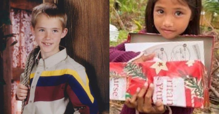  Interesting story: the boy sent a Christmas box to the girl not suspecting that