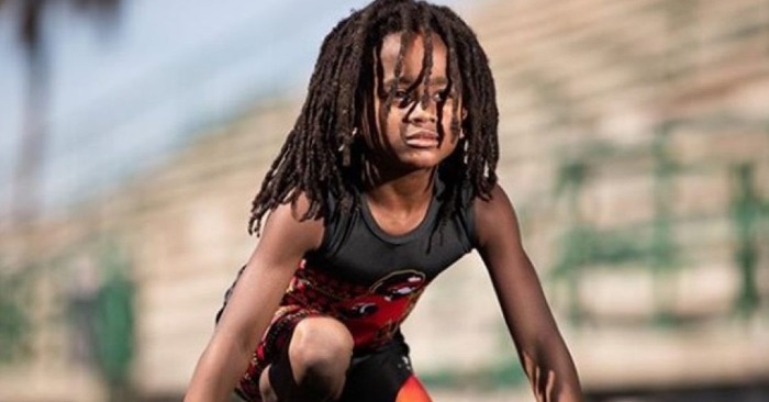  «Small but already famous»: this 7-year-old boy broke the world record in the 100 meters