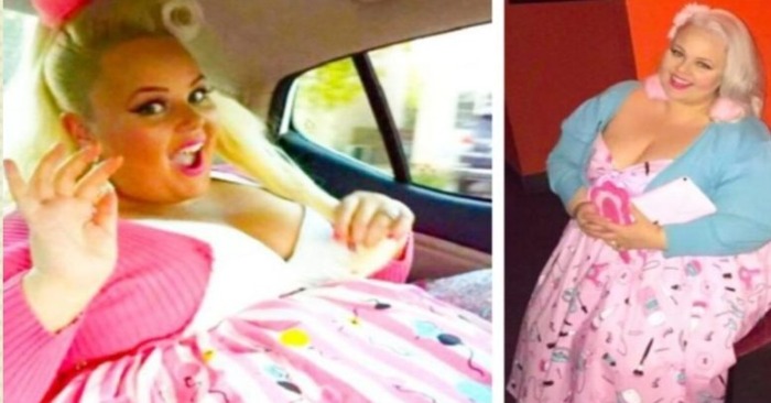  Barbie XXL without 80 kg. The unreal transformation of the girl surprised everyone: she looks like Barbie doll, her weight almost 80 kg