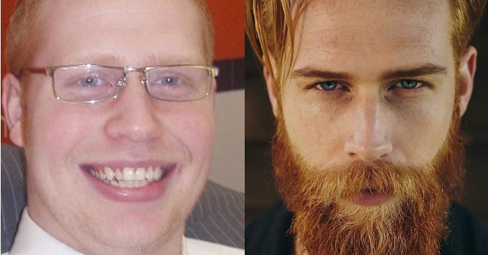  «Beard gradually changed life»: on the advice of the stylist, this shy client grew a beard